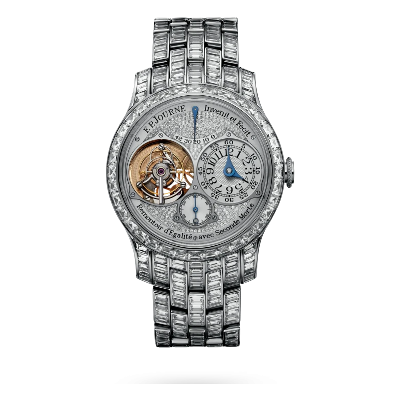 tourbillon souverain set with diamonds