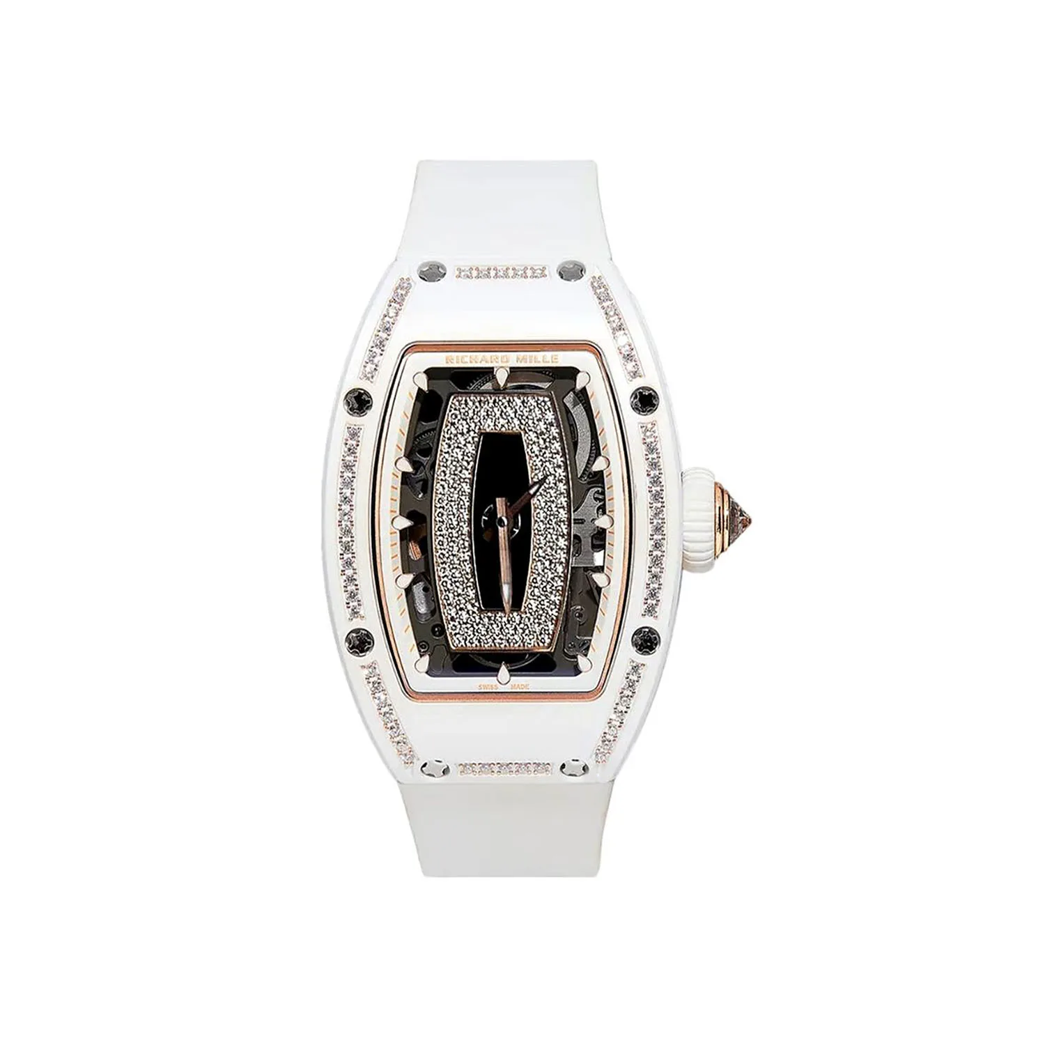 RM07-01 ATZ White Ceramic One Row Onyx